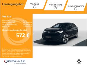 Volkswagen ID.5 Pro Wärmepumpe+AHK+Pano+BlackStyle+IQ*Drive+Interieur & Komfort Paket+Infortainment Paket+