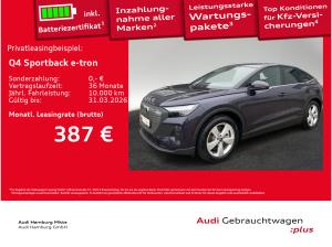 Audi Q4 e-tron Q4 Sportback 45 e-tron AHK Waermepumpe