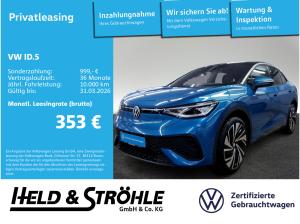 Volkswagen ID.5 Pro 21 ACC AHK H/K MATRIX RFK WÄPU 5J.GAR.