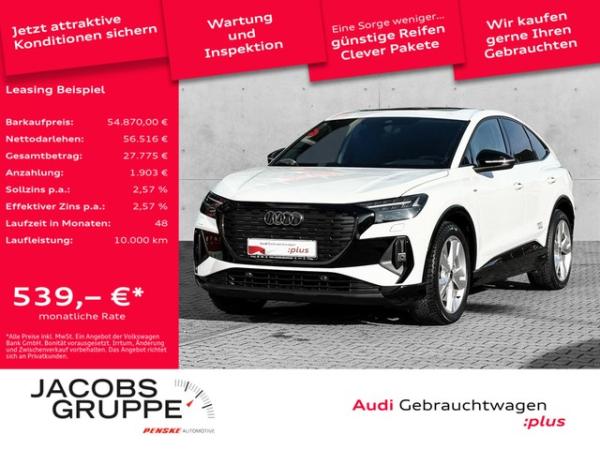 Audi Q4 e-tron 45 e-tron edition S line Sportback Black+/Pano