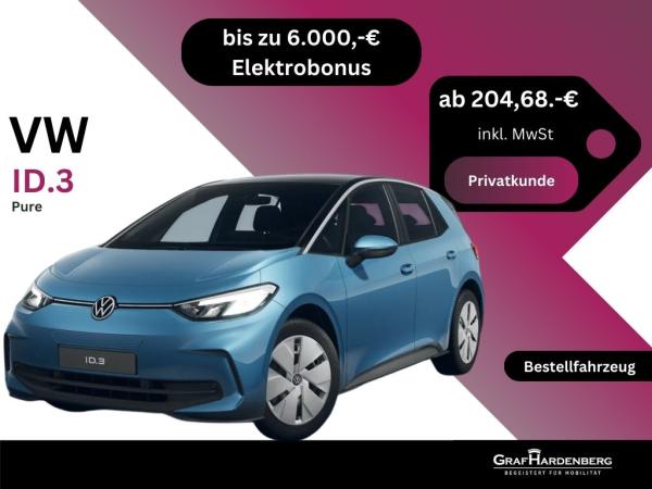 Volkswagen ID.3 Pure 🔋mit 3.000,-€ E-FAHRZEUG FÖRDERUNG🔋
