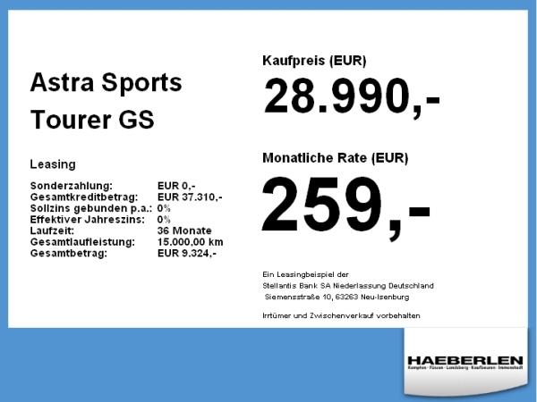 Opel Astra Sports Tourer GS 1.2 Turbo