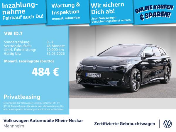 Volkswagen ID.7 Tourer GTX Navi AHK Kamera uvm