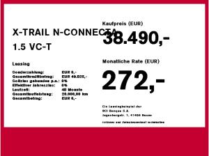 Nissan X-Trail X-TRAIL N-CONNECTA 1.5 VC-T e-POWER WKR inkl.