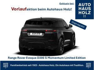Land Rover Range Rover Evoque Sondermodell Momentum Dynamic SE -  20ZOLL SCHWARZ - SCHWARZ PAKET - KOMFORTPAKET - SHZ - FAHRPAKET