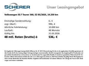 Volkswagen ID.7 Tourer *Pro* 77 kWh AHK 360° Kamera Navi ACC