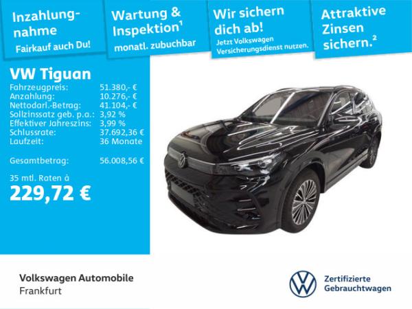 Volkswagen Tiguan 2.0 TDI DSG 4Motion Blackstyle Leder Standheizung Harman Kardon