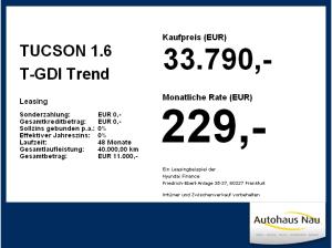 Hyundai TUCSON 1.6 T-GDI Trend ACC+LED+Navi+SHZ+2xKlima