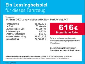 Volkswagen ID.Buzz ID. Buzz GTX Lang 4Motion AHK Navi ParkAssist ACC