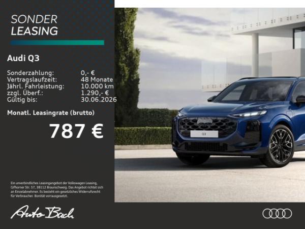 Audi Q3 SUV e-hybrid S line 0,5% AHK TECH-PRO 20" MMI-PRO