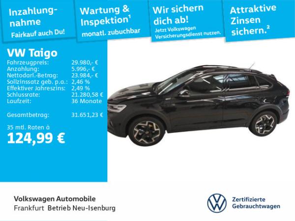 Volkswagen Taigo 1.5 TSI DSG R-Line Navi IQ.Light DAB+ FrontAssist