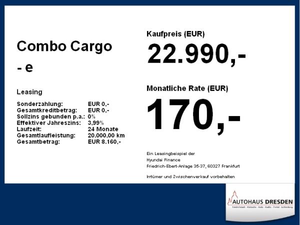 Opel Combo Cargo - e Basis *GEWERBEHAMMER*