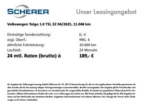 Volkswagen Taigo 1.0 TSI *Life* 🚨Bitte Beschreibung lesen🚨