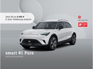 smart #1 Pure⚡inkl. 6.000€ E-Prämie Anzahlung¹❗️(LED, 18" LM, Android Auto/Carplay, uvm.)