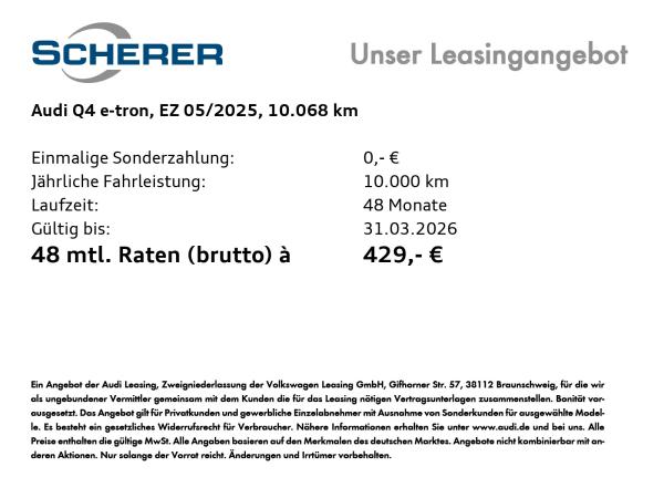 Audi Q4 e-tron 45 e-tron