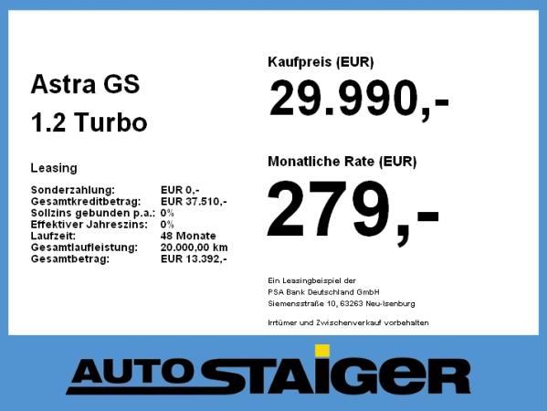 Opel Astra GS 1.2 Turbo