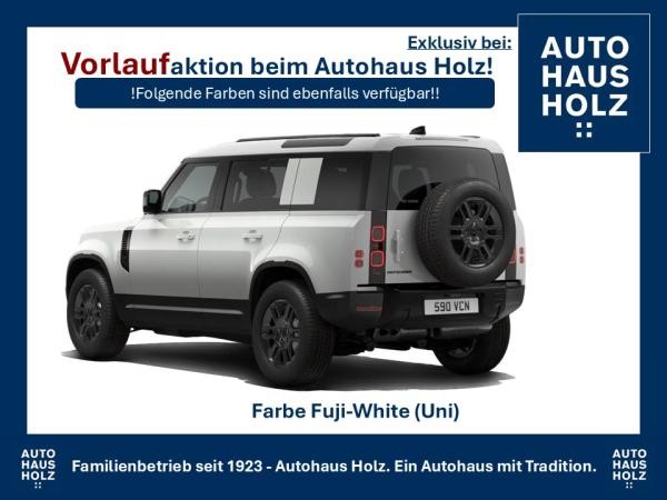 Land Rover Defender MY26 NEUWAGENAKTION 110er! 19ZOLL SCHWARZ - SCHWARZ PAKET - 360 KAMERA - SHZ - FAHRPAKET