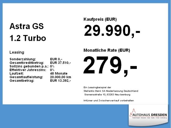 Opel Astra GS 1.2 Turbo