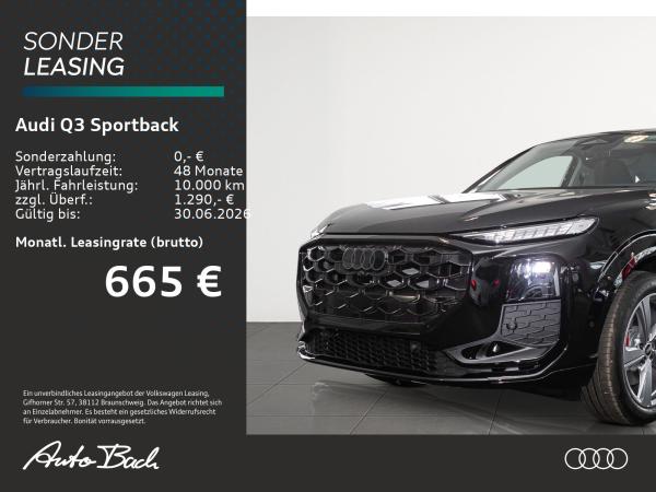 Audi Q3 Sportback S-Line TFSI quattro 204PS S Pano Tech-Plus AHK