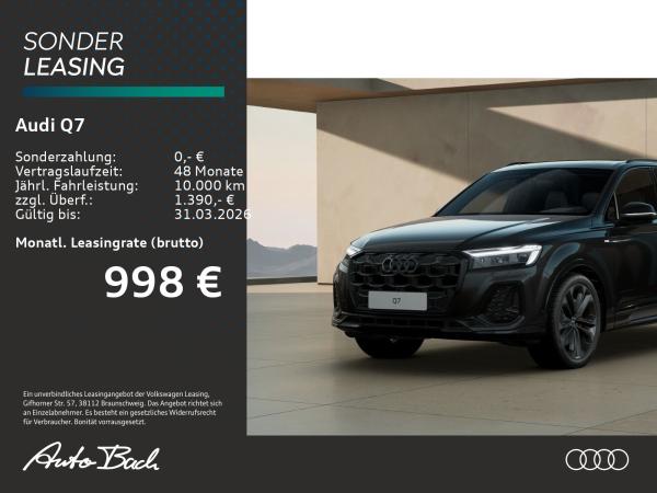Audi Q7 S line TDI qu. 286PS Stdhzg./AHK/7-Sitze /Panorama/ AIR-Suspension
