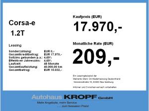 Opel Corsa-e Sitzheizung,Rückfahrkamera,Tempomat