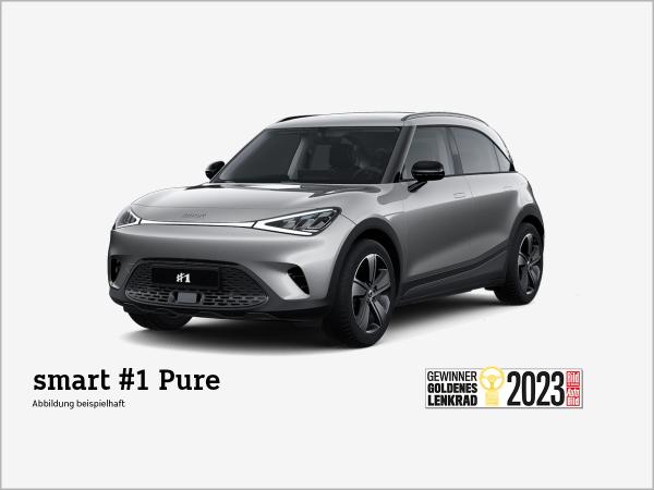 smart #1 Pure⚡inkl. 6.000€ E-Prämie Anzahlung¹❗️(LED, 18" LM, Android Auto/Carplay, uvm.)