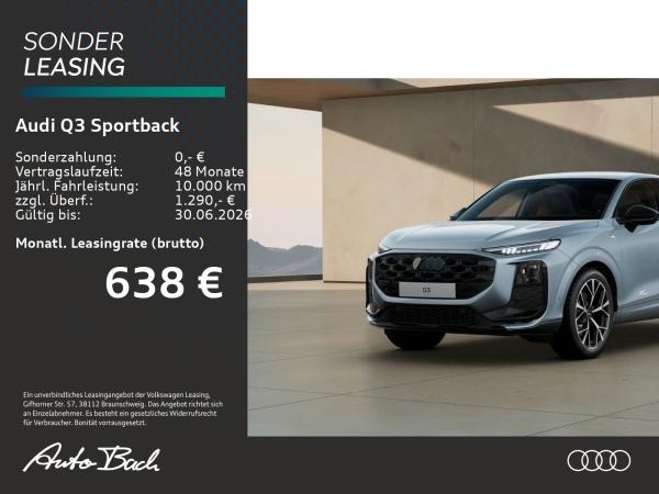 Audi Q3 Sportback S-Line TDI TechPlus / 20" / AHK