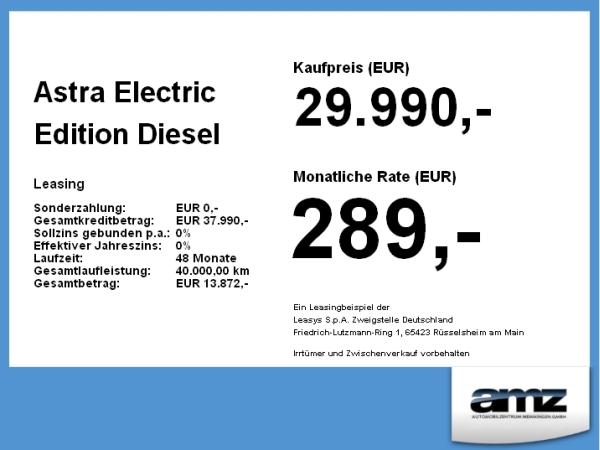 Opel Astra Electric Edition