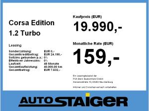 Opel Corsa Edition 1.2 Turbo **Gewerbehammer**