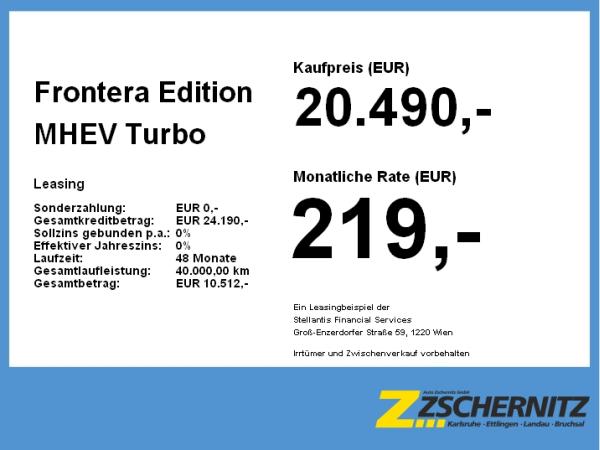 Opel Frontera Edition MHEV