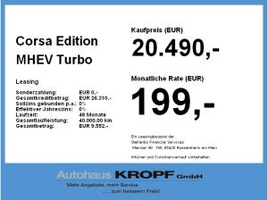 Opel Corsa Edition MHEV