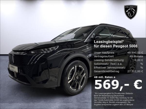 Peugeot 5008 GT Plug-In Hyb. 195 e-DSC7 Navi 7-Sitzer LED ACC El. Heckklappe Apple CarPlay