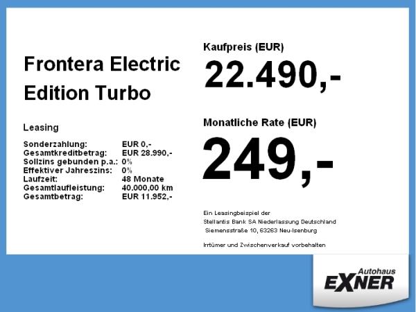Opel Frontera Electric Edition