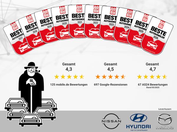 Nissan Leaf EVOLVE 75kWh HUD Panorama Navi Digitales Cockpit Soundsystem Bose 360 Kamera Massagesitze