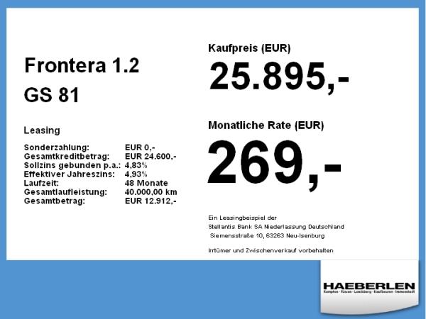 Opel Frontera 1.2 GS LED+Navi+SHZ+Winterp.+Kam.