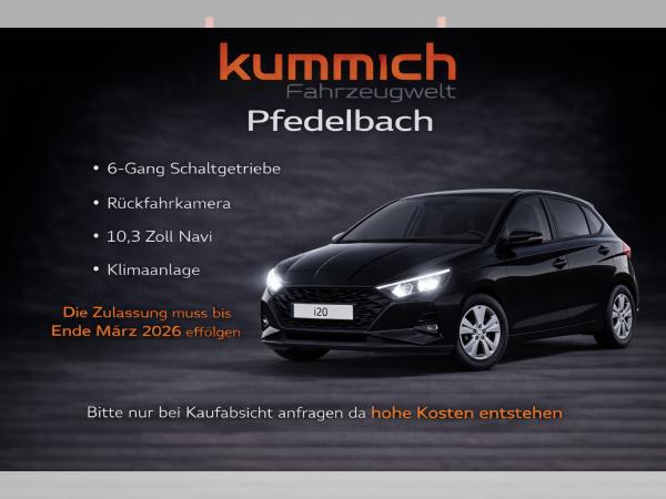 Hyundai i20 90 PS SCHALTER NAVI RÜCKFAHRKAMERA KLIMA ZULASSUNG BIS 31.03