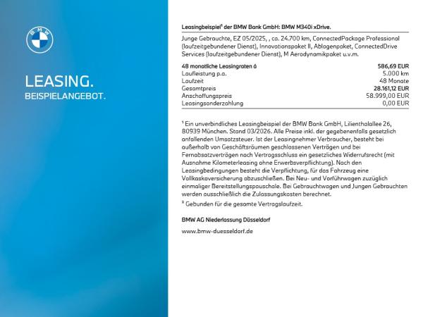 BMW M340i xDrive Touring AHK LiveCockpitProf Kamera