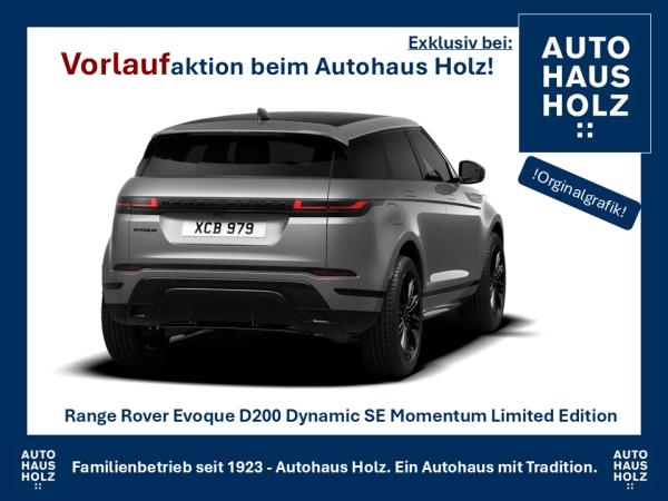 Land Rover Range Rover Evoque Sondermodell Momentum Dynamic SE -  20ZOLL SCHWARZ - SCHWARZ PAKET - KOMFORTPAKET - SHZ - FAHRPAKET