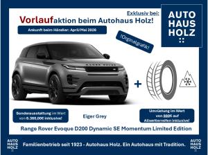 Land Rover Range Rover Evoque Sondermodell Momentum Dynamic SE -  20ZOLL SCHWARZ - SCHWARZ PAKET - KOMFORTPAKET - SHZ - FAHRPAKET