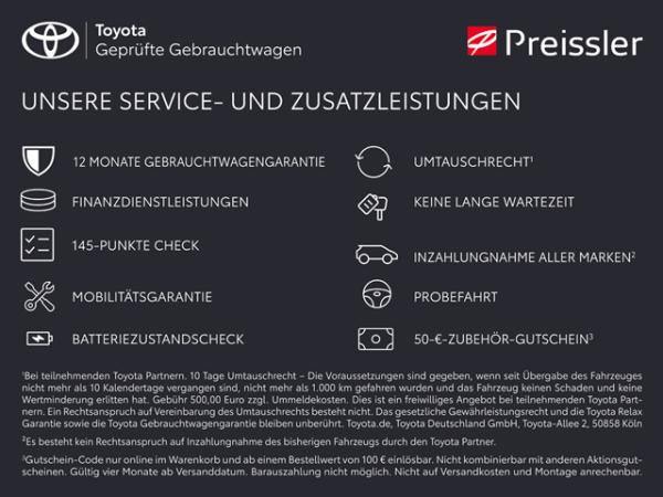 Toyota Aygo X Hybrid Pure Apple CarPlay Android Auto Musikstreaming DAB Spurhalteass. Fernlichtass.