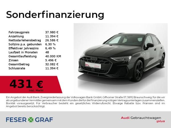 Audi A3 Sportback S line 40 TFSI e S tronic ACC LM18