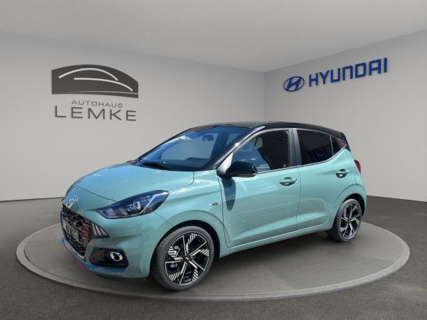 Hyundai i10 1.0 T-GDI N LINE + NAVI + DACHLACKIERUNG - SITZHZG.-PDC UVM