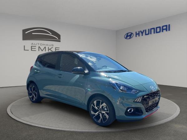 Hyundai i10 1.0 T-GDI N LINE + NAVI + DACHLACKIERUNG - SITZHZG.-PDC UVM