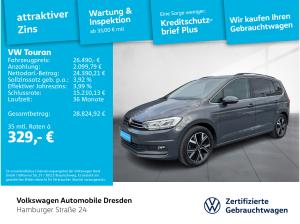 Volkswagen Touran Highline 1.5 TSI DSG LED AHK KAM APP NAV