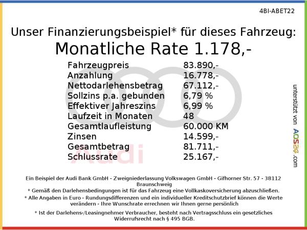Audi Q6 e-tron quattro Komfortpaket pro Memory 0,25