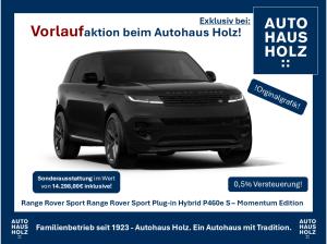 Land Rover Range Rover Sport Sondermodell Momentum - 22ZOLL SCHWARZ - SCHWARZ PAKET - TECHNOLOGIEPAKET - AHK - WINTERPAKET