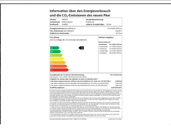 Skoda Elroq 50 Vorlauffahrzeuge/verschiedenen Farben verfügbar