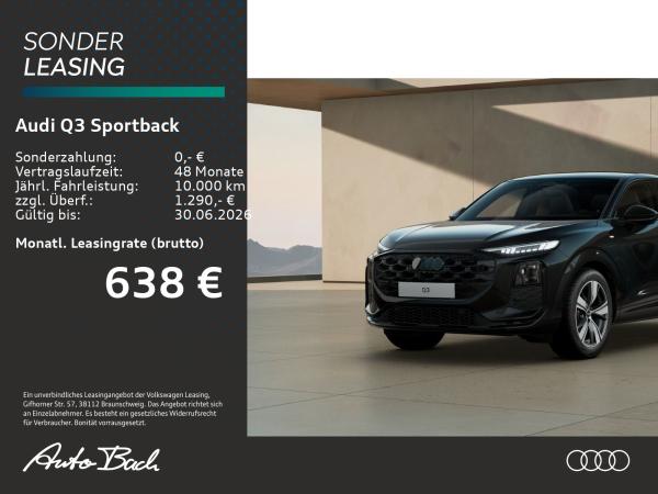 Audi Q3 Sportback S line TFSI Panorama TechPlus Dynamik-Paket