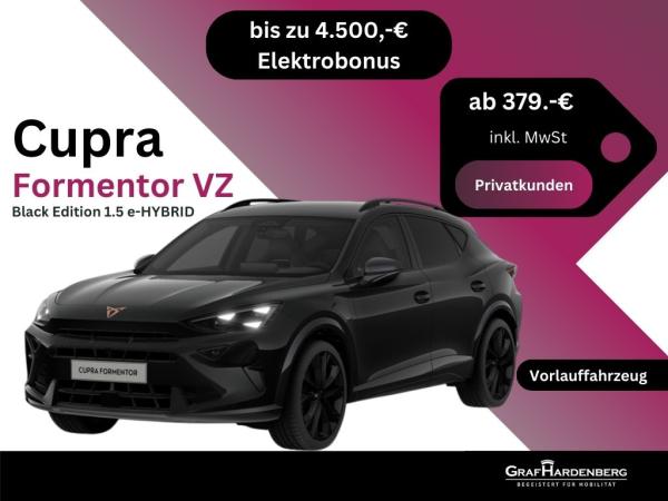 Cupra Formentor VZ Black Edition 1.5 e-HYBRID🔋mit 3.000,-€ E-FAHRZEUG FÖRDERUNG🔋