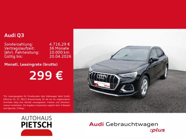 Audi Q3 35 TFSI advanced S-tronic Panorama Top-Paket